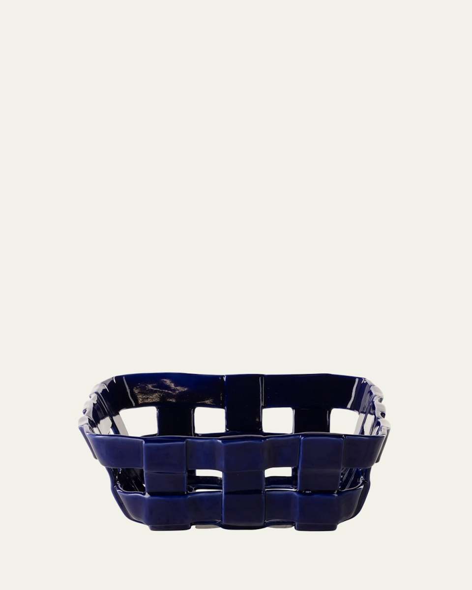 Carlie Rectangular Ceramic Basket